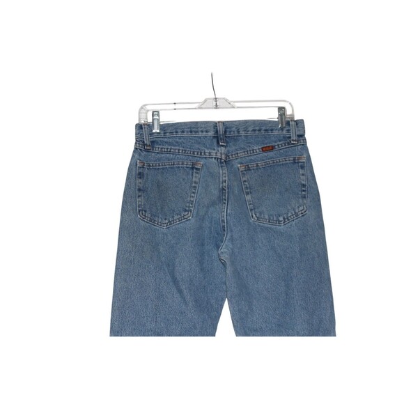 Vintage Rustler 31x30 Blue Jeans Old School Faded Worn Stiff Denim - Picture 5 of 8